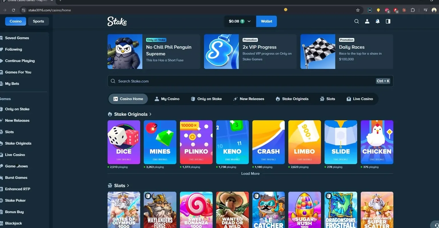 Stake Originals u lobiju: Dice, Mines, Plinko i Crash